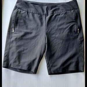 Pebble Beach | Dry Luxe Performance Black Women's Golf Shorts - Size 12